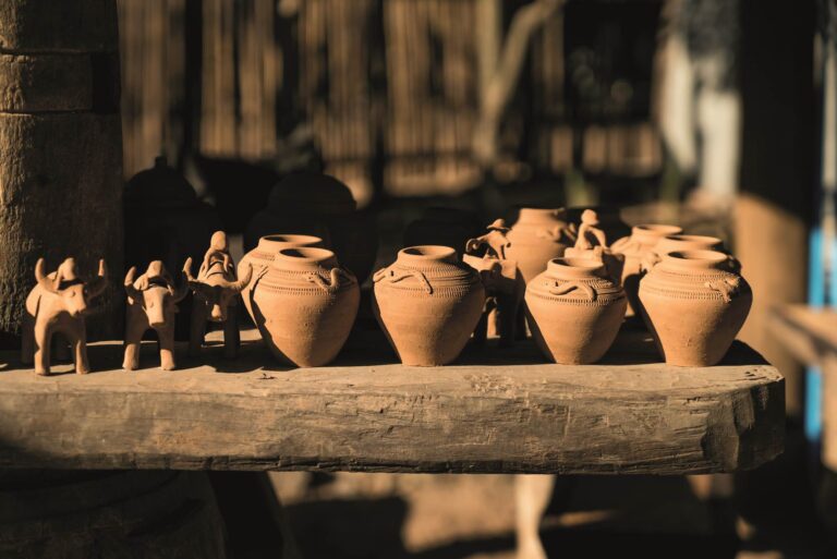 Lao Pottery House - beautiful clay vases