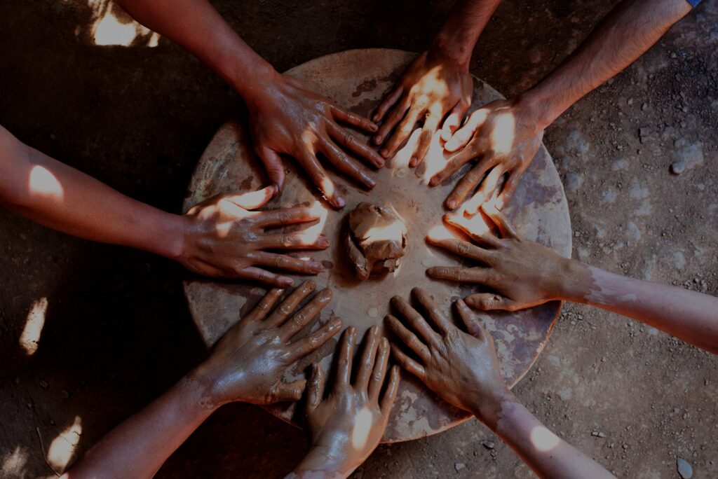 Lao Pottery House - Hands on Pottery Wheel